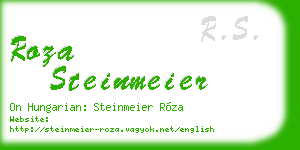 roza steinmeier business card
